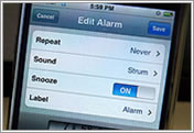 iPhone bug alarme